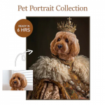 Royal Pet Portraits: Elevate Your Pet to Noble Heights